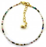 BRACLET MULTI GOLD STONE